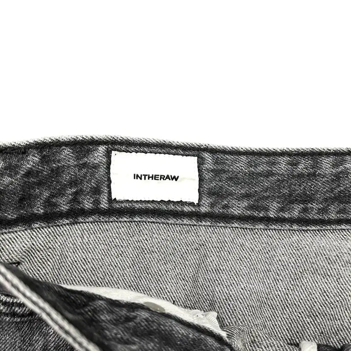 [BUNJANG] In The Raw Black Denim Jeans / 인더로우 흑청 데님팬츠 1