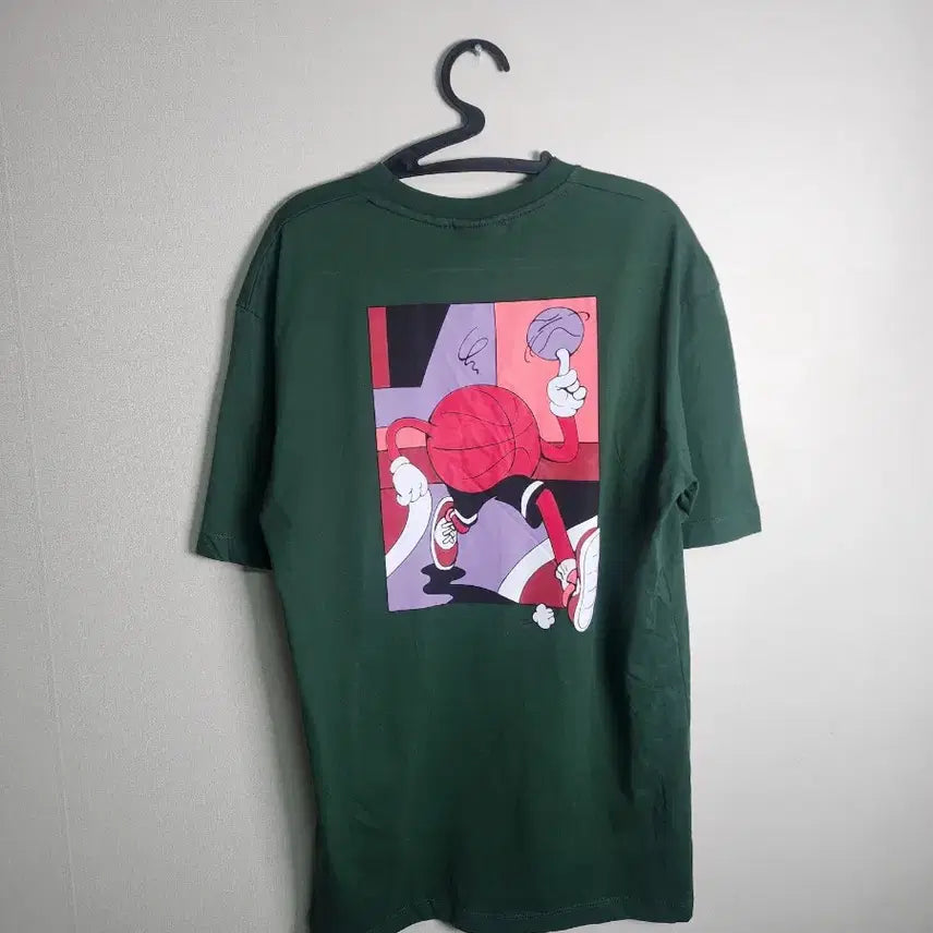 [BUNJANG] Spalding x Zara Green T-shirt / 스팔딩 x ZARA 반팔티 그린 S