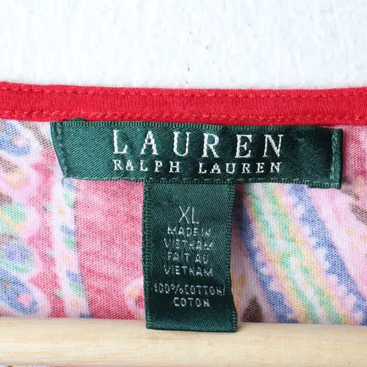 [BUNJANG] Polo Ralph Lauren Paisley Short Sleeve T-shirt / W(XL-2XL) 폴로 랄프로렌 반팔 티셔츠 반소매 페이즐리-185FE