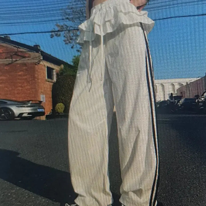 [BUNJANG] Casual Wide Pants - 2 Colors / (해외배송) 캐주얼 와이드 팬츠 2컬러