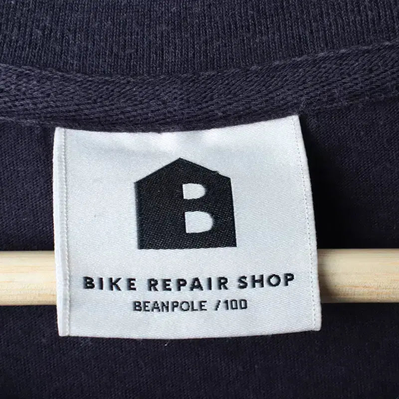 [BUNJANG] Beanpole XL Short Sleeve T-shirt Navy Big Logo / W(XL) 빈폴 반팔 티셔츠 빅로고 네이비 에이징 올드스쿨-18604