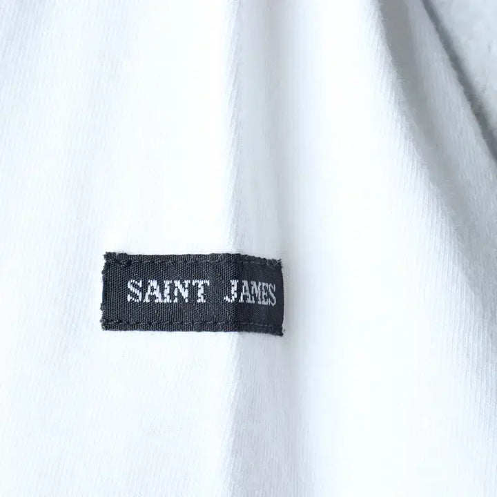 [BUNJANG] Saint James White Solid Short Sleeve T-shirt / W(S-M) 세인트제임스 반팔 티셔츠 화이트 무지 한정판-18605
