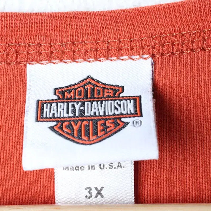 [BUNJANG] Harley-Davidson USA Old School Short Sleeve T-shirt (3XL) / W(3XL) 할리데이비슨 반팔 티셔츠 빅사이즈 USA 올드스쿨-18607
