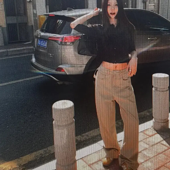 [BUNJANG] Denim Beige Wide Pants / (해외배송)데님 베이지 와이드 팬츠