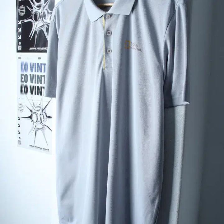 [BUNJANG] National Geographic Polo Shirt (XL-2XL) / (XL-2XL) 내셔널지오그래픽 반팔 카라 티셔츠 빅사이즈-185BD