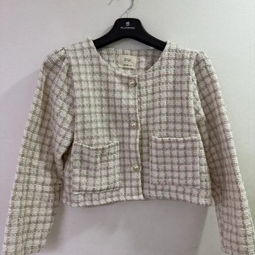 [SOLD OUT] 트위드자켓 아이보리