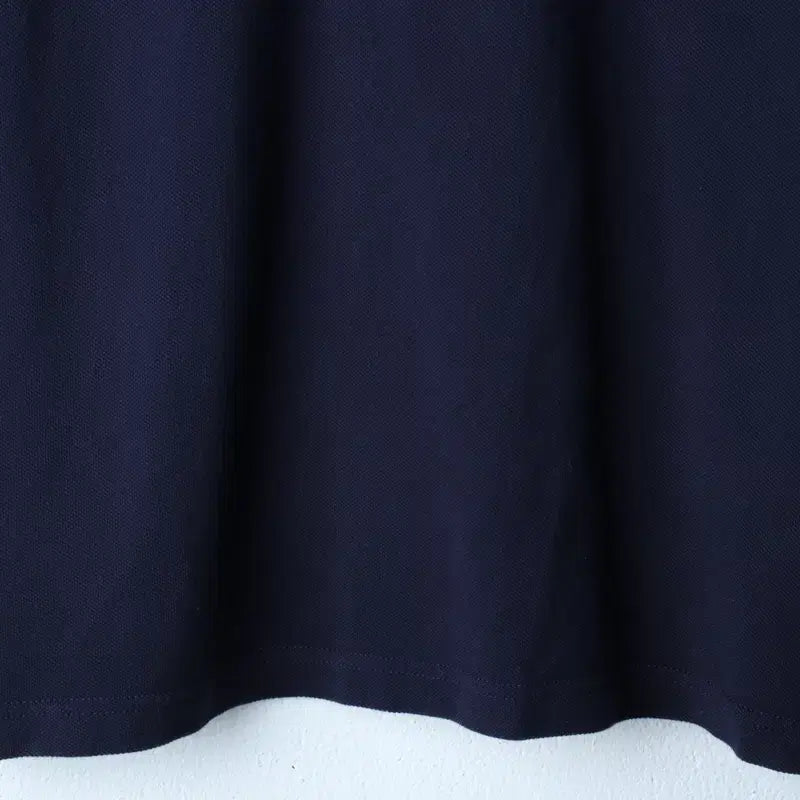 [BUNJANG] Lacoste Small Logo Navy Polo Shirt / (L-XL) 라코스테 반팔 카라 티셔츠 스몰로고 네이비 놈코어-185BE