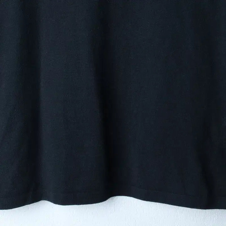 [BUNJANG] Lacoste Charcoal Knit Polo T-Shirt / (M) 라코스테 반팔 카라 티셔츠 니트 차콜 무지 놈코어-185BF