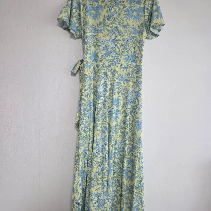 [BUNJANG] Bonidee Floral Wrap Long Dress / bonidee  플라워 랩 롱 원피스