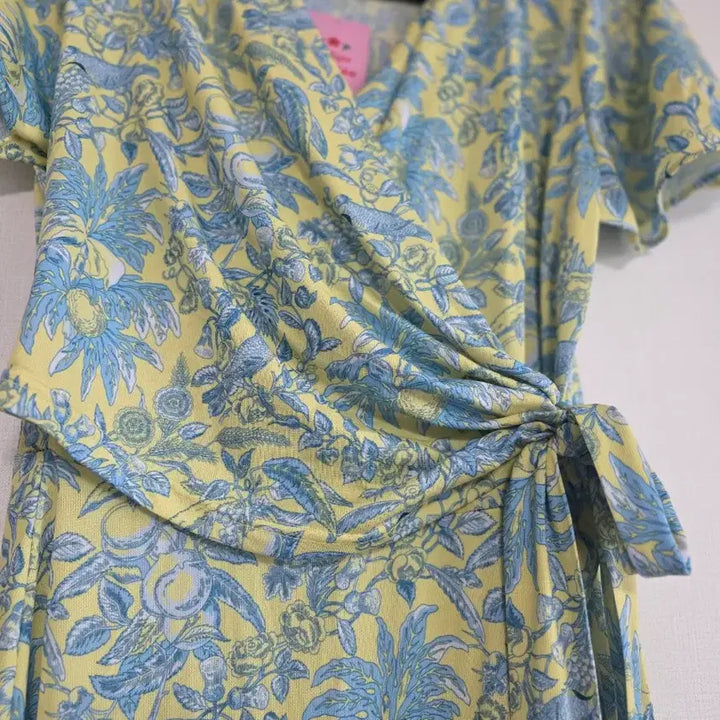 [BUNJANG] Bonidee Floral Wrap Long Dress / bonidee  플라워 랩 롱 원피스