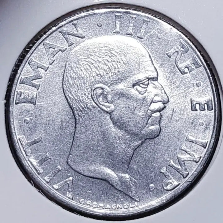 [BUNJANG] Italian 1942 50 Centesimi Coin / 이탈리아 미사용 1942년 50센터시미.외국주화 주화 화폐 동전