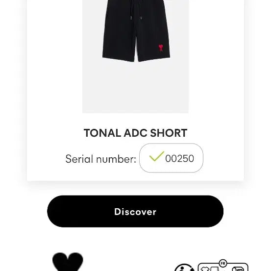 [BUNJANG] Ami Bermuda Shorts (Bundle) / 1+1) 아미 버뮤다 반바지