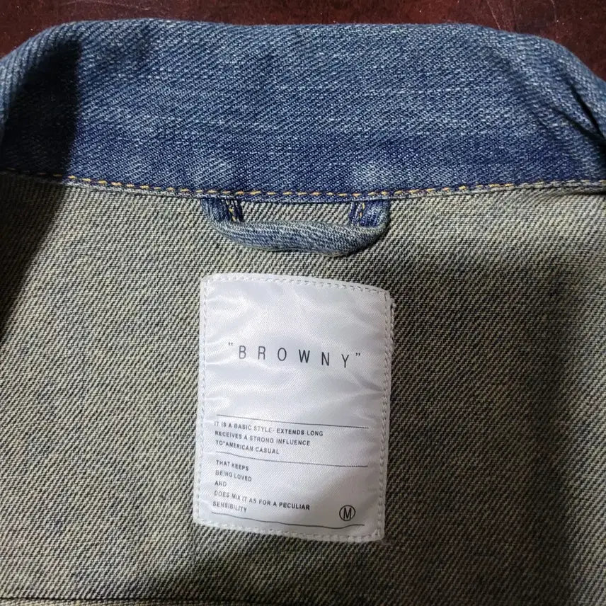 [BUNJANG] BROWNY Denim Street Jacket (M) / BROWNY 데님 스트릿 청자켓 M 사이즈