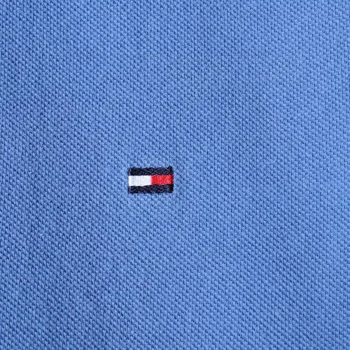[BUNJANG] Tommy Hilfiger Short Sleeve Polo Shirt / (S-L) 타미힐피거 반팔 카라 티셔츠 작은사용감 연블루-185C8