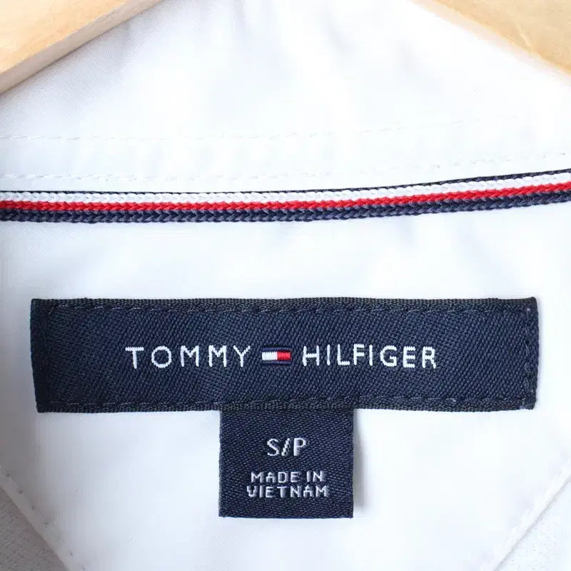 [BUNJANG] Tommy Hilfiger Polo T-shirt / (S-M) 타미힐피거 반팔 카라 티셔츠 부분이염 컬러믹스-185C9