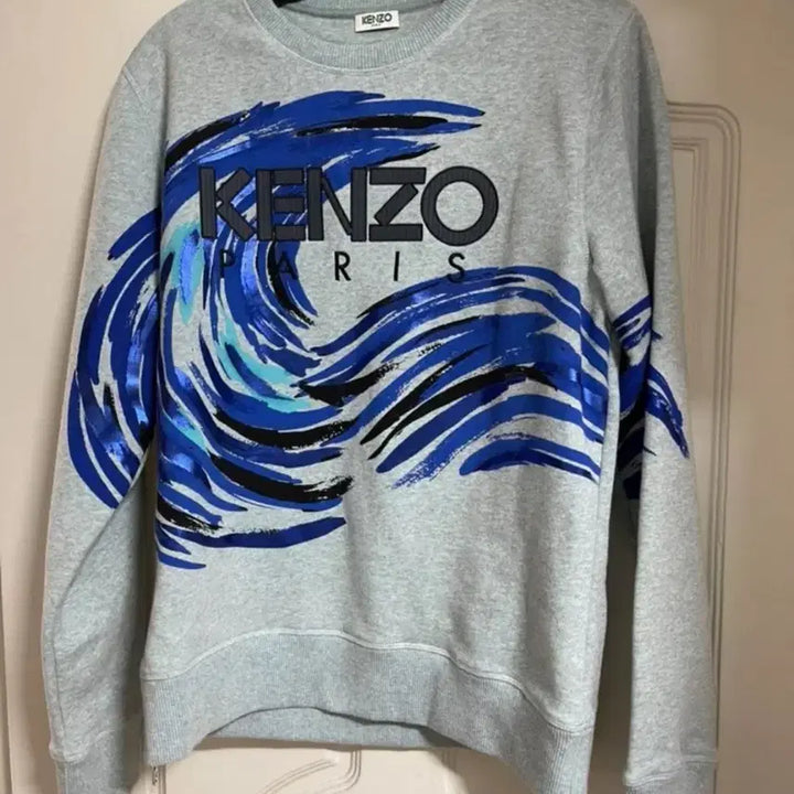 [BUNJANG] Kenzo Wave Logo Sweatshirt - Men&