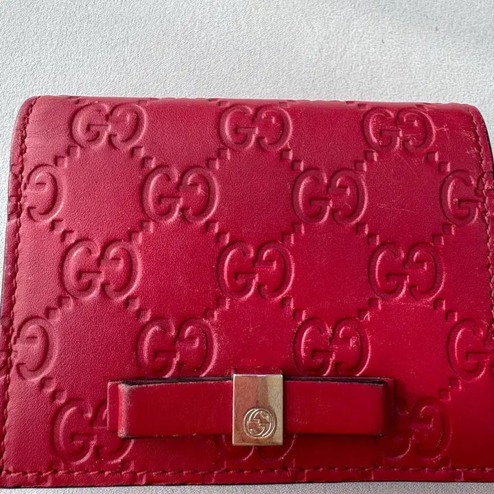 [BUNJANG] Gucci Sima Ribbon Bifold Wallet / 구찌 시마 리본 반지갑
