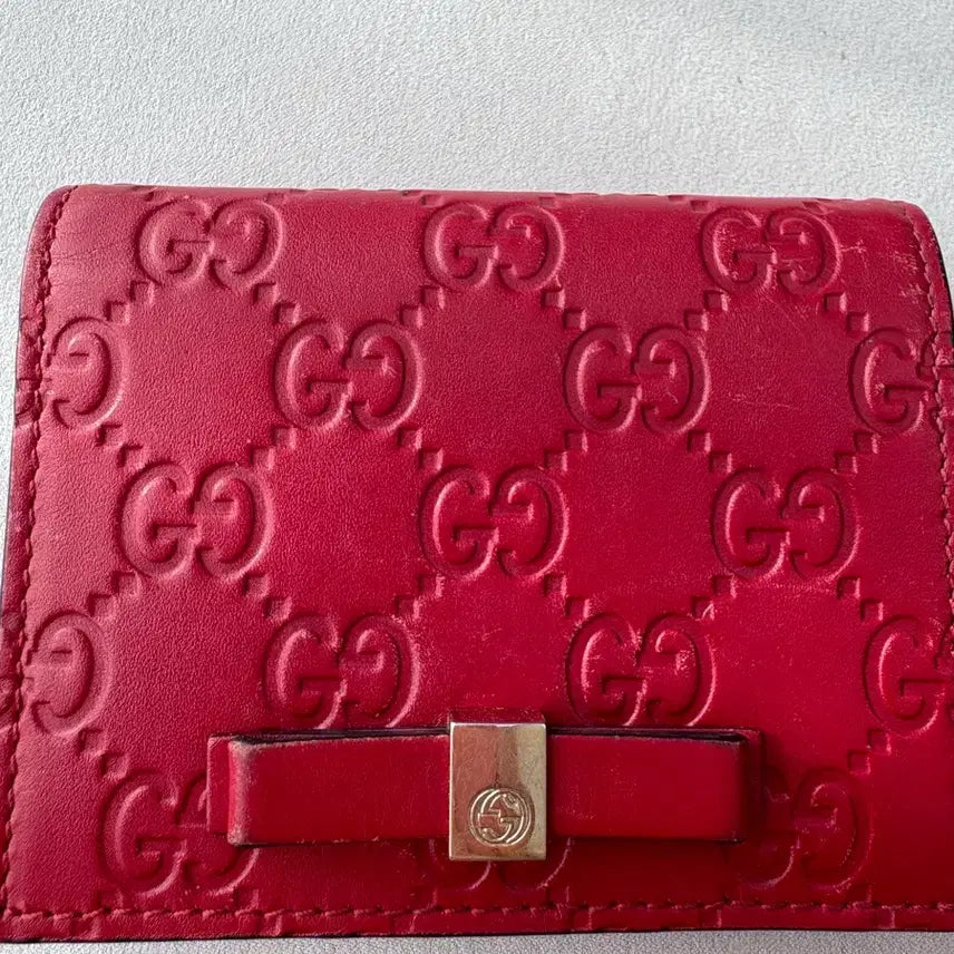 [BUNJANG] Gucci Sima Ribbon Bifold Wallet / 구찌 시마 리본 반지갑