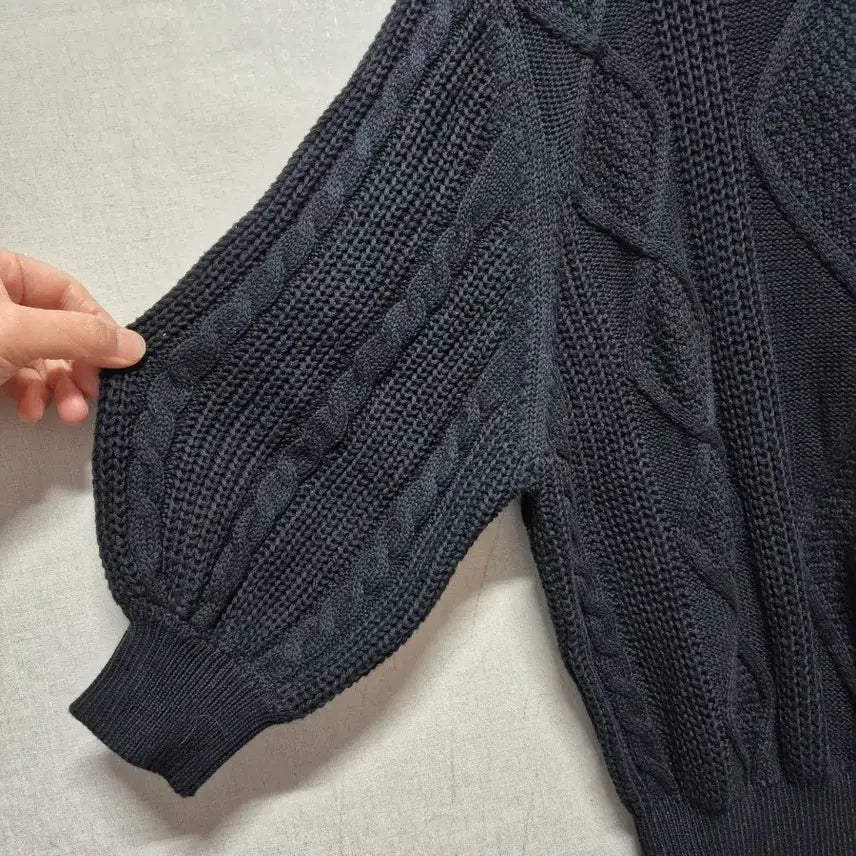 [BUNJANG] Georges Rech Cable Knit Sweater / 조르쥬레쉬 케이블 패턴 니트(새상품)