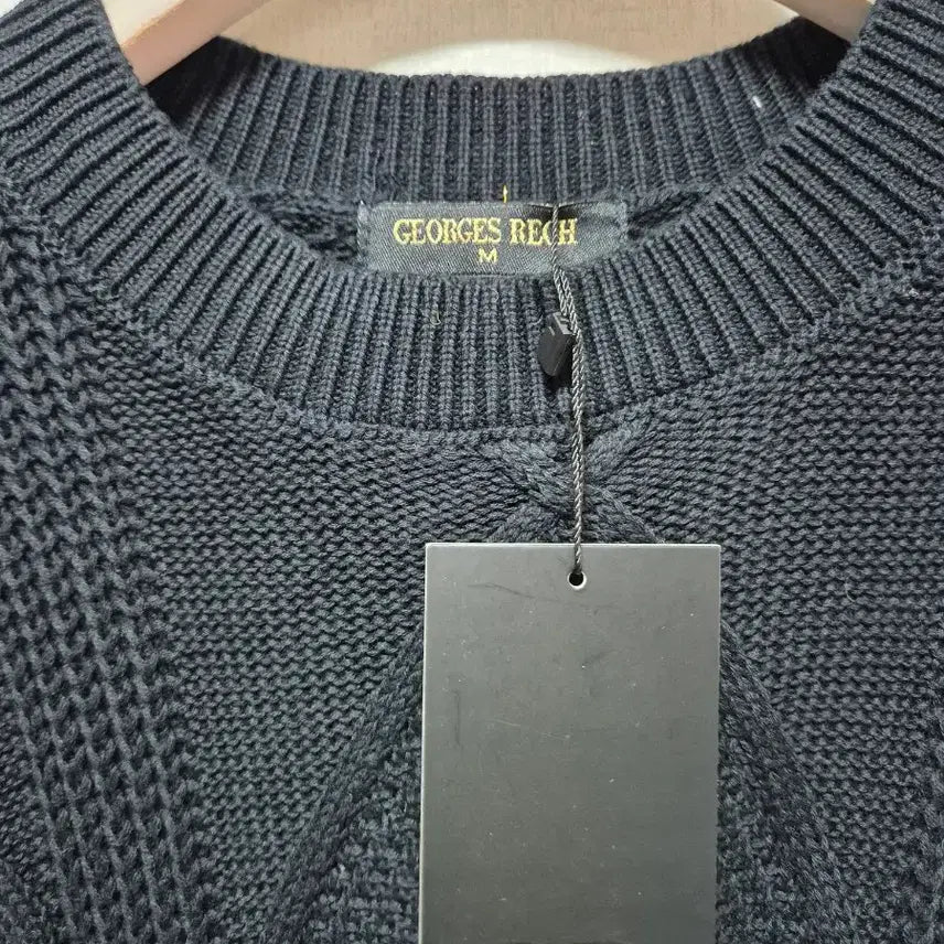 [BUNJANG] Georges Rech Cable Knit Sweater / 조르쥬레쉬 케이블 패턴 니트(새상품)