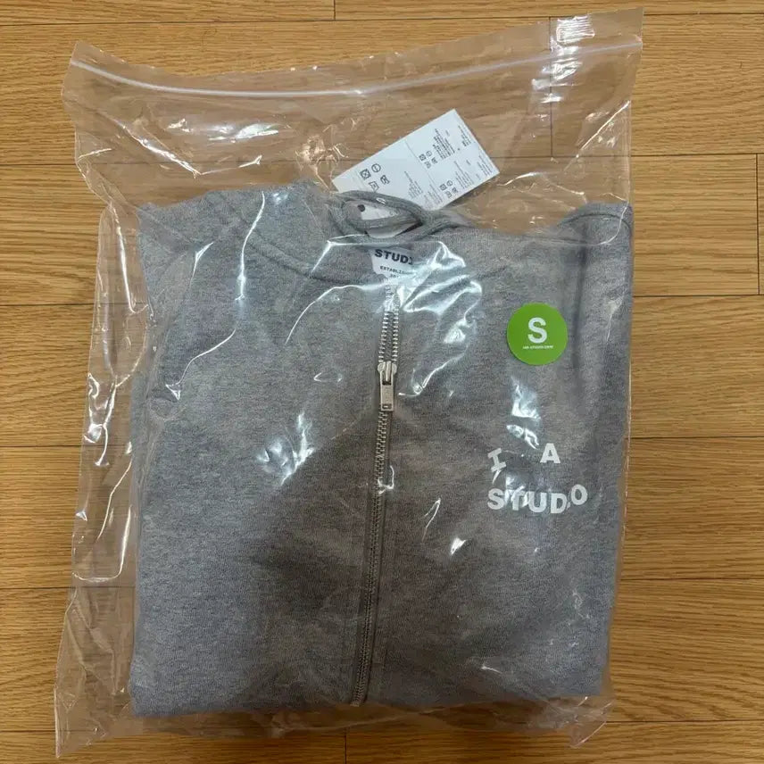 [BUNJANG] IAB Studio 26SS Hooded Zip-up - Gray (S) / 아이앱 스튜디오 26SS 후드집업