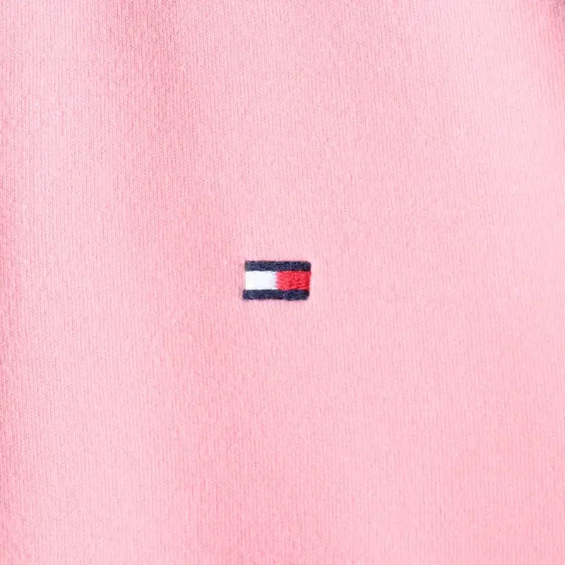 [BUNJANG] Tommy Hilfiger Small Logo Pink Polo Shirt / (S-M) 타미힐피거 반팔 카라 티셔츠 스몰로고 핑크 올드스쿨-185CF