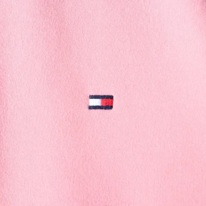[BUNJANG] Tommy Hilfiger Small Logo Pink Polo Shirt / (S-M) 타미힐피거 반팔 카라 티셔츠 스몰로고 핑크 올드스쿨-185CF