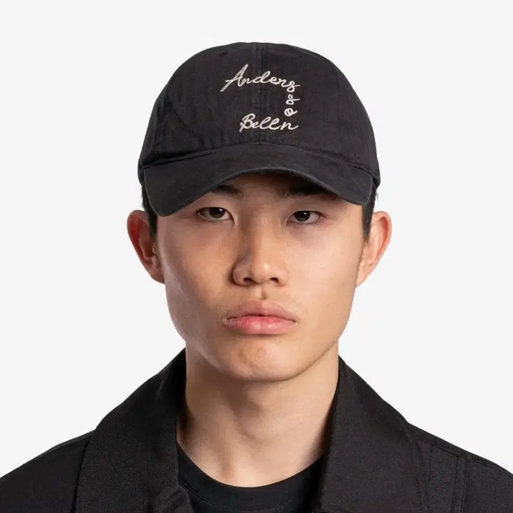 [BUNJANG] Andersson Bell Washed Logo Cap / 앤더슨벨 워시드 로고 캡 모자 블랙 팝니다.