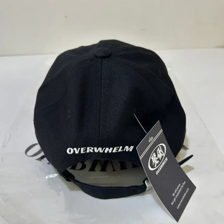 [BUNJANG] OVERWHELM Black Ball Cap Hat / OVERWHELM 블랙 볼캡 모자 압도 새상품