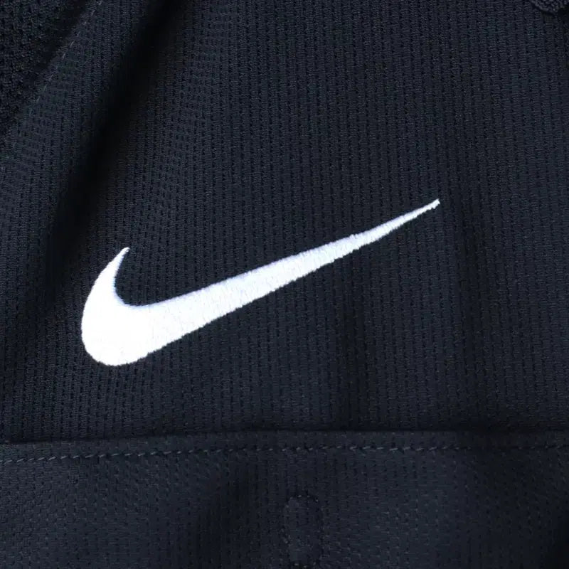 [BUNJANG] Nike Short Sleeve Polo Shirt Soccer Futsal Referee Black / (S) 나이키 반팔 카라 티셔츠 축구 풋살 기능성 심판용 블랙-185D3