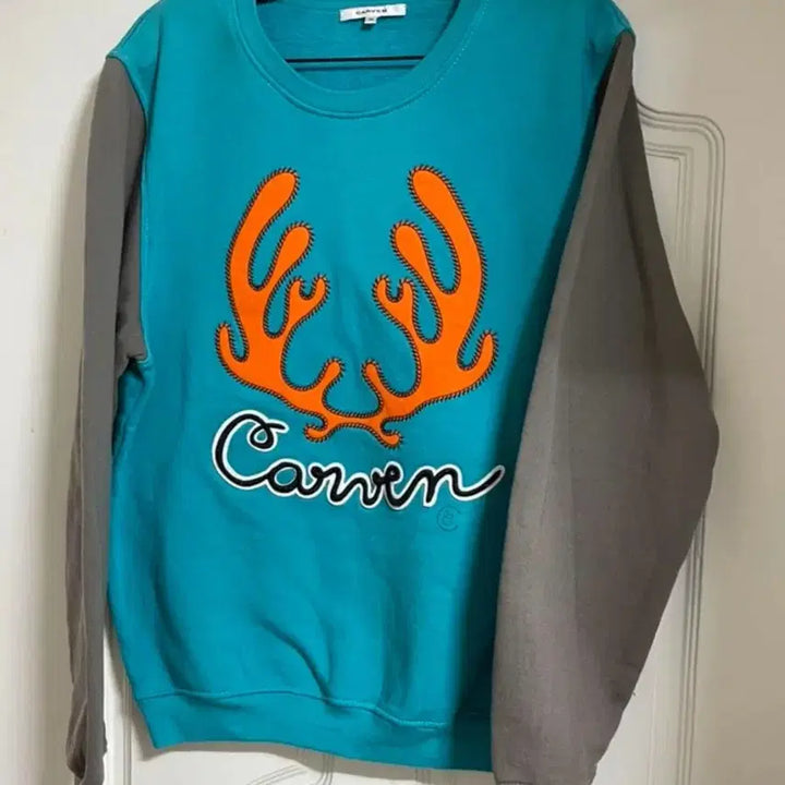 [BUNJANG] Carven Deer Antlers Sweatshirt XL / 까르벵 사슴뿔 맨투맨 XL 사이즈 팝니다.