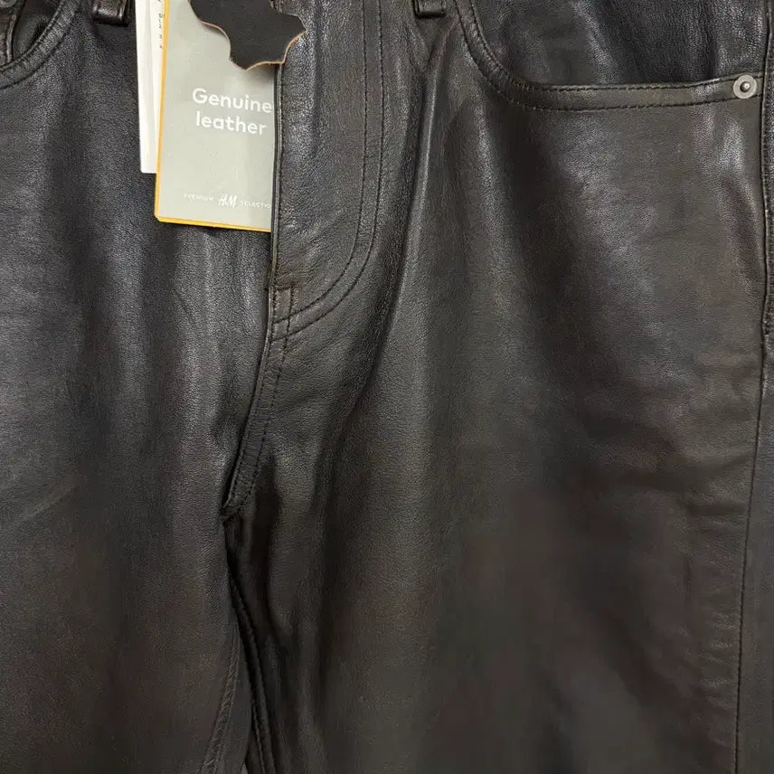 [BUNJANG] H&amp;M Edition Real Leather Biker Pants / H&amp;M 에디션 리얼 레더 바이커 팬츠