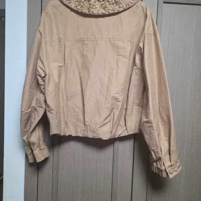 [BUNJANG] MINE Khaki Cropped Jacket / MINE 마인 카키색 크롭 자켓