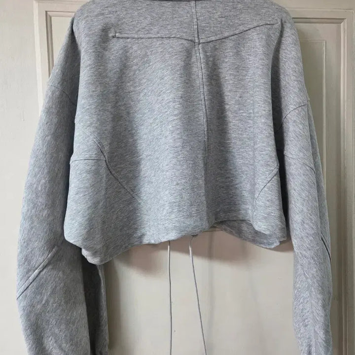 [BUNJANG] System Half-Zip Cropped Fleece T-Shirt / 시스템 반집업 크롭 티셔츠
