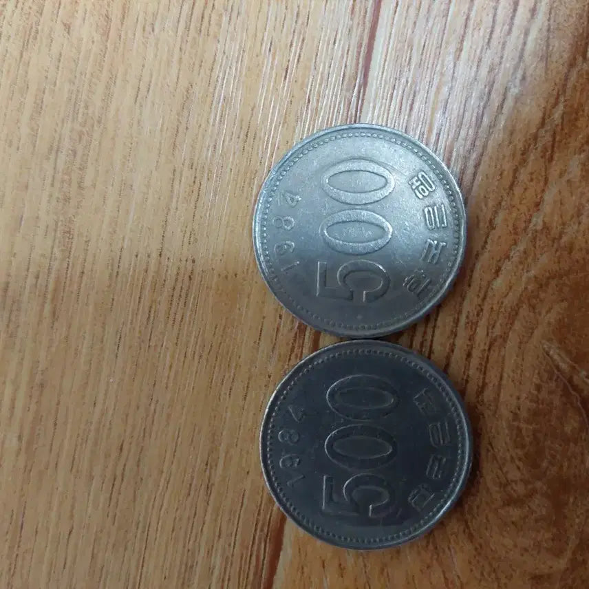 [BUNJANG] 1983 &amp; 1984 500 Won Coin Bundle / 500원 동전 1983년146개/1984년182개