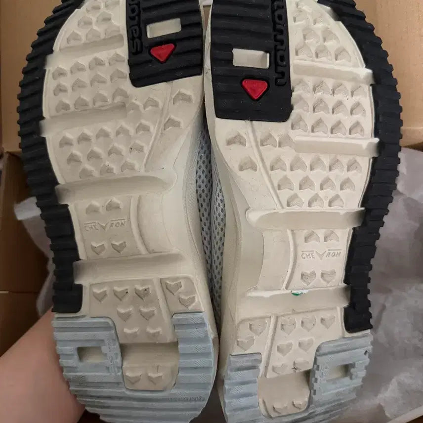 [BUNJANG] Salomon RX Slide 3.0 Almond Milk Ballad Blue Sandals / 살로몬 rx슬라이드 3.0 아몬드밀크 발라드블루 235