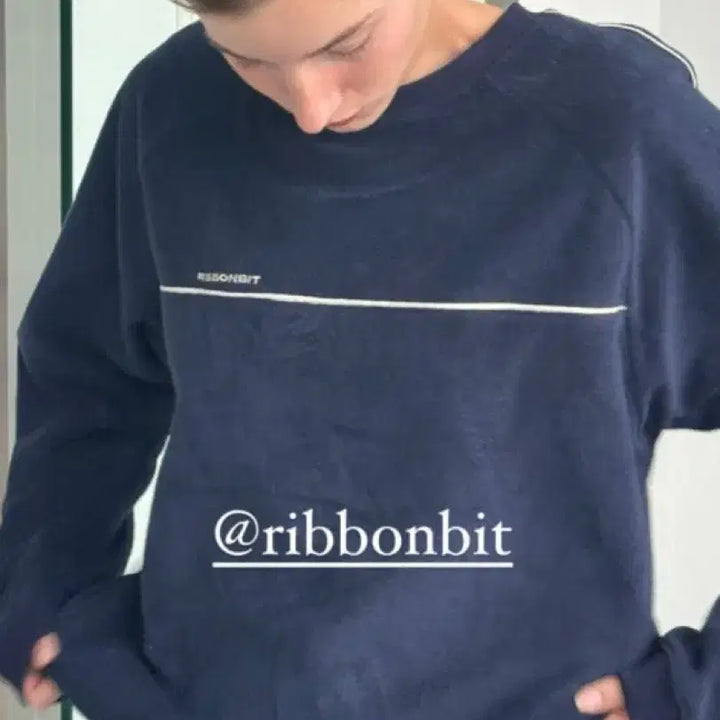[BUNJANG] Ribbonbit Terry Sweatshirt / ribbonbit terry 리본빗 맨투맨 스웻셔츠