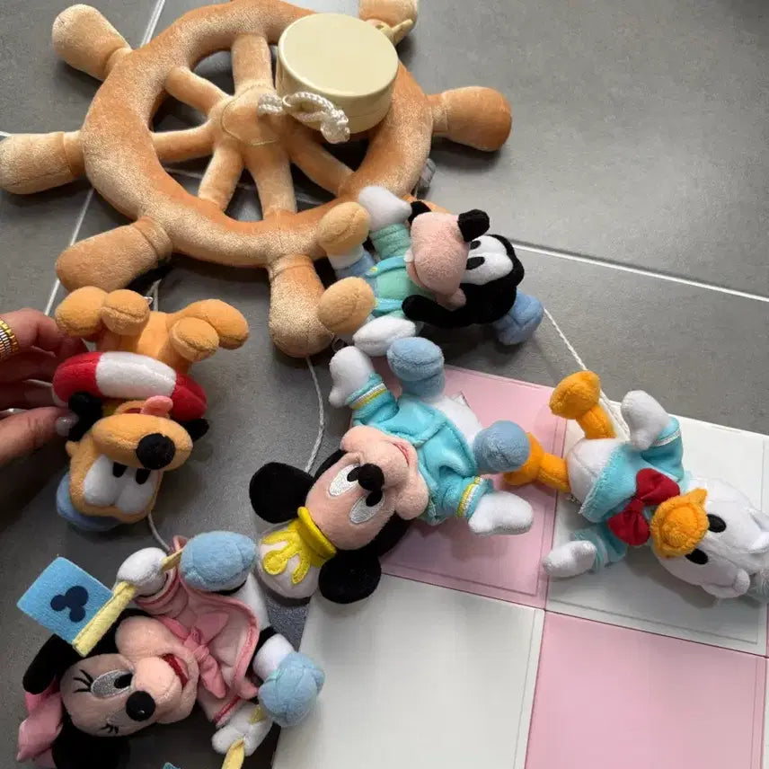 [BUNJANG] Disney Baby Mobile Doll Set / 디즈니 베이비 모빌 인형 세트