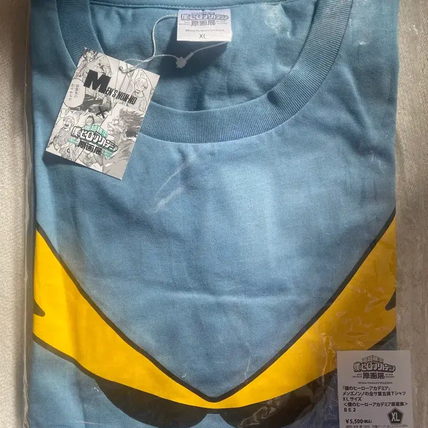 [BUNJANG] My Hero Academia M/N T-Shirt XL / 나의 히어로 아카데미아 원화전 맨즈논노 티셔츠 XL 택포10
