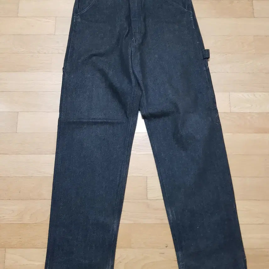 [BUNJANG] Gung Ho Black Jean Painter Pants (32) / 궁호블랙진페인터바지32