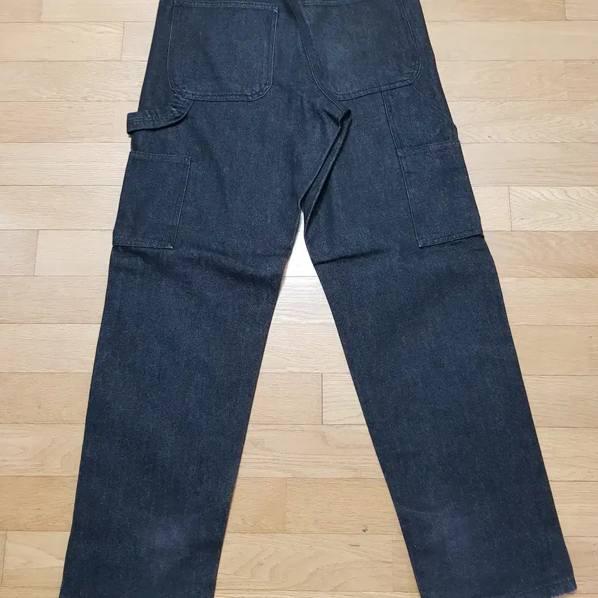 [BUNJANG] Gung Ho Black Jean Painter Pants (32) / 궁호블랙진페인터바지32