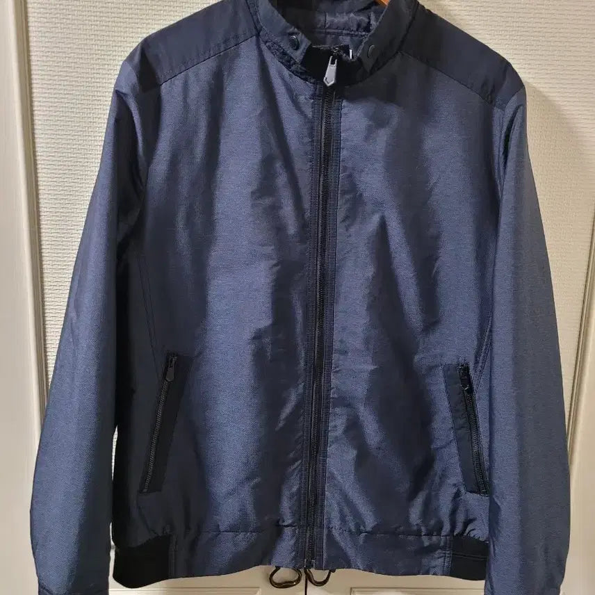[BUNJANG] Franco Ferraro Quilted Blouson Jacket Navy Size 100 / 프랑코페라로 블루종 점퍼 봄버 보머 자켓 100 사이즈 네이비