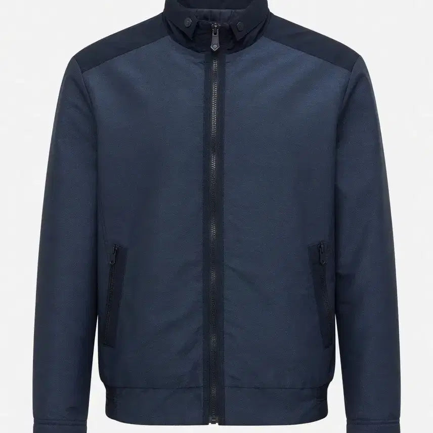 [BUNJANG] Franco Ferraro Quilted Blouson Jacket Navy Size 100 / 프랑코페라로 블루종 점퍼 봄버 보머 자켓 100 사이즈 네이비