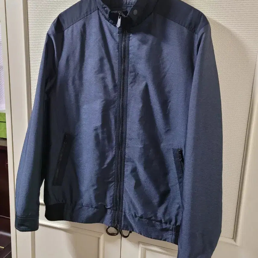 [BUNJANG] Franco Ferraro Quilted Blouson Jacket Navy Size 100 / 프랑코페라로 블루종 점퍼 봄버 보머 자켓 100 사이즈 네이비
