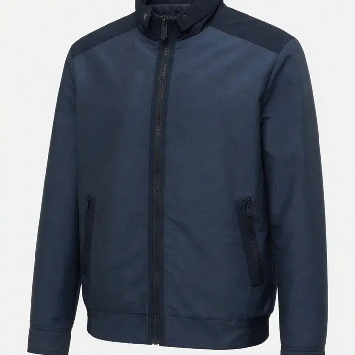 [BUNJANG] Franco Ferraro Quilted Blouson Jacket Navy Size 100 / 프랑코페라로 블루종 점퍼 봄버 보머 자켓 100 사이즈 네이비