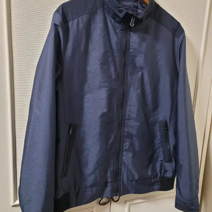 [BUNJANG] Franco Ferraro Quilted Blouson Jacket Navy Size 100 / 프랑코페라로 블루종 점퍼 봄버 보머 자켓 100 사이즈 네이비