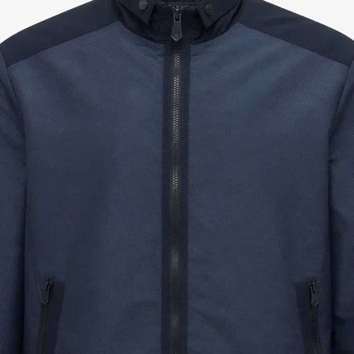 [BUNJANG] Franco Ferraro Quilted Blouson Jacket Navy Size 100 / 프랑코페라로 블루종 점퍼 봄버 보머 자켓 100 사이즈 네이비