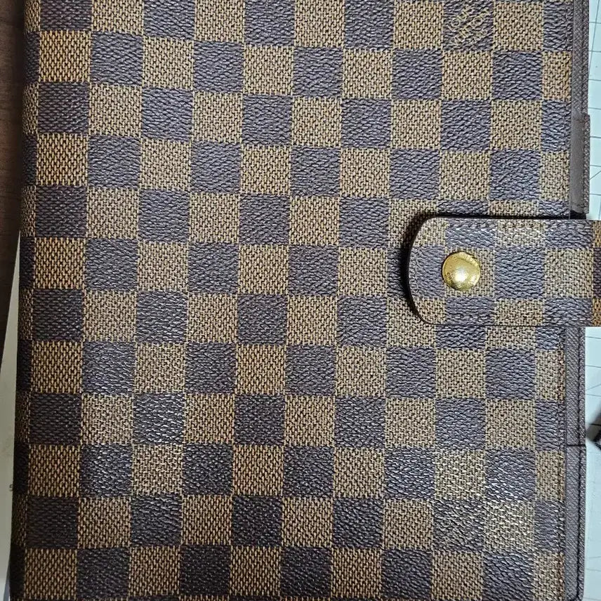 [BUNJANG] Louis Vuitton Damier Agenda Large Notebook Cover / 정품>루이비통 다미에 다이어리 아젠다 라지
