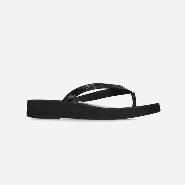 [BUNJANG] (새상품) 더로랑 Aperol Flip Flops - 블랙 크로커 245 / (새상품) 더로랑 Aperol Flip Flops - 블랙 크로커 245