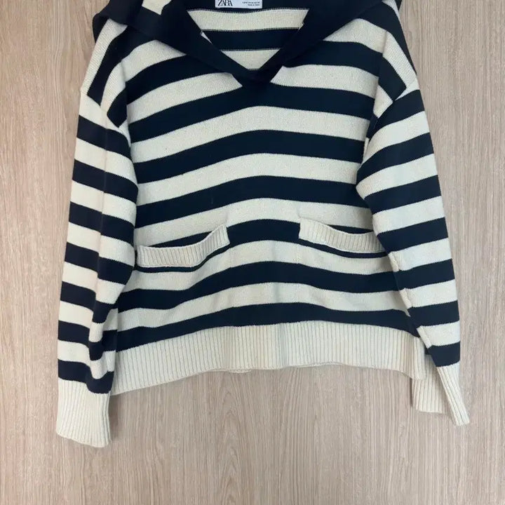 [BUNJANG] Zara Striped Knit Sweater M / 자라 스트라이프 니트 M